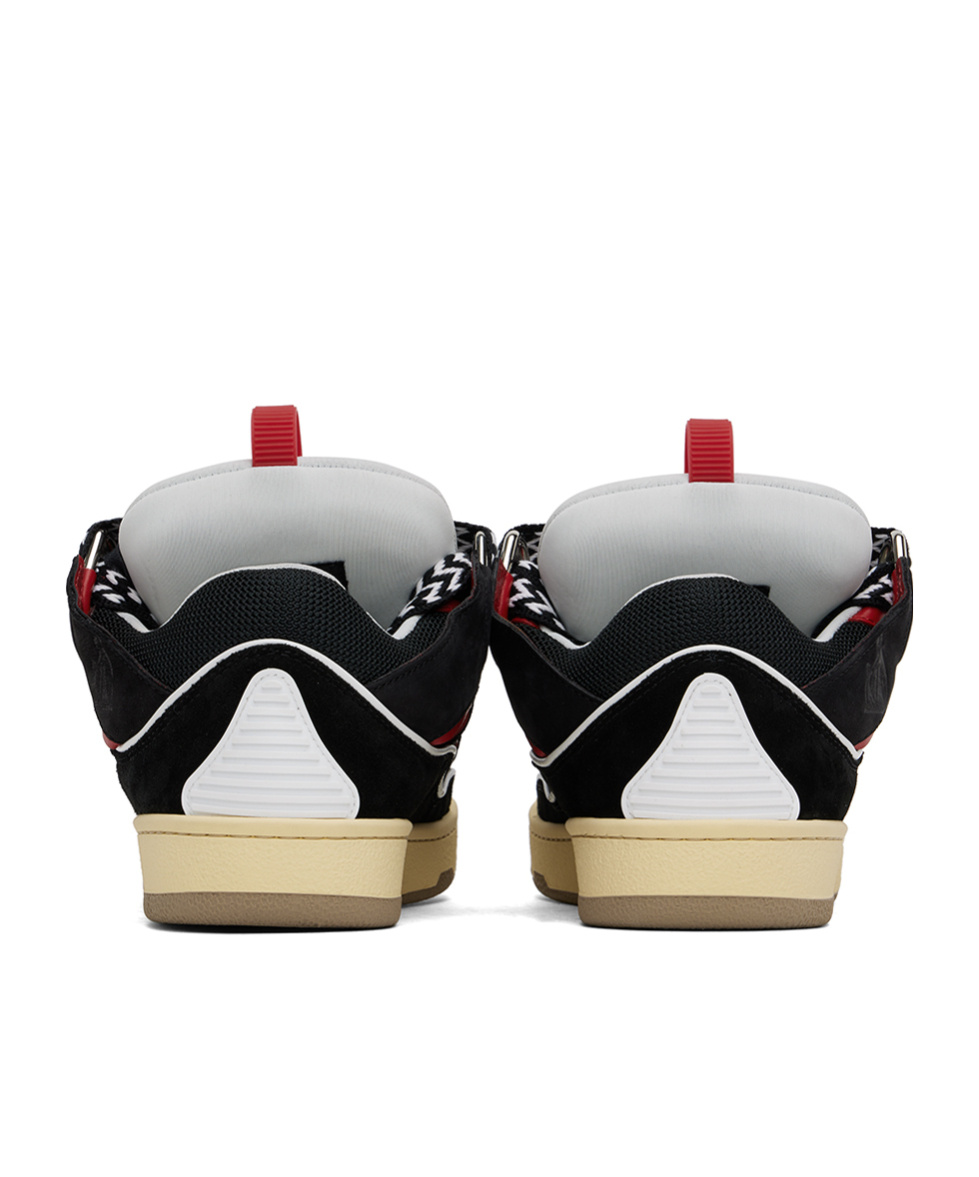 LANVIN LOGO-LACING LOW-CUT SNEAKERS
