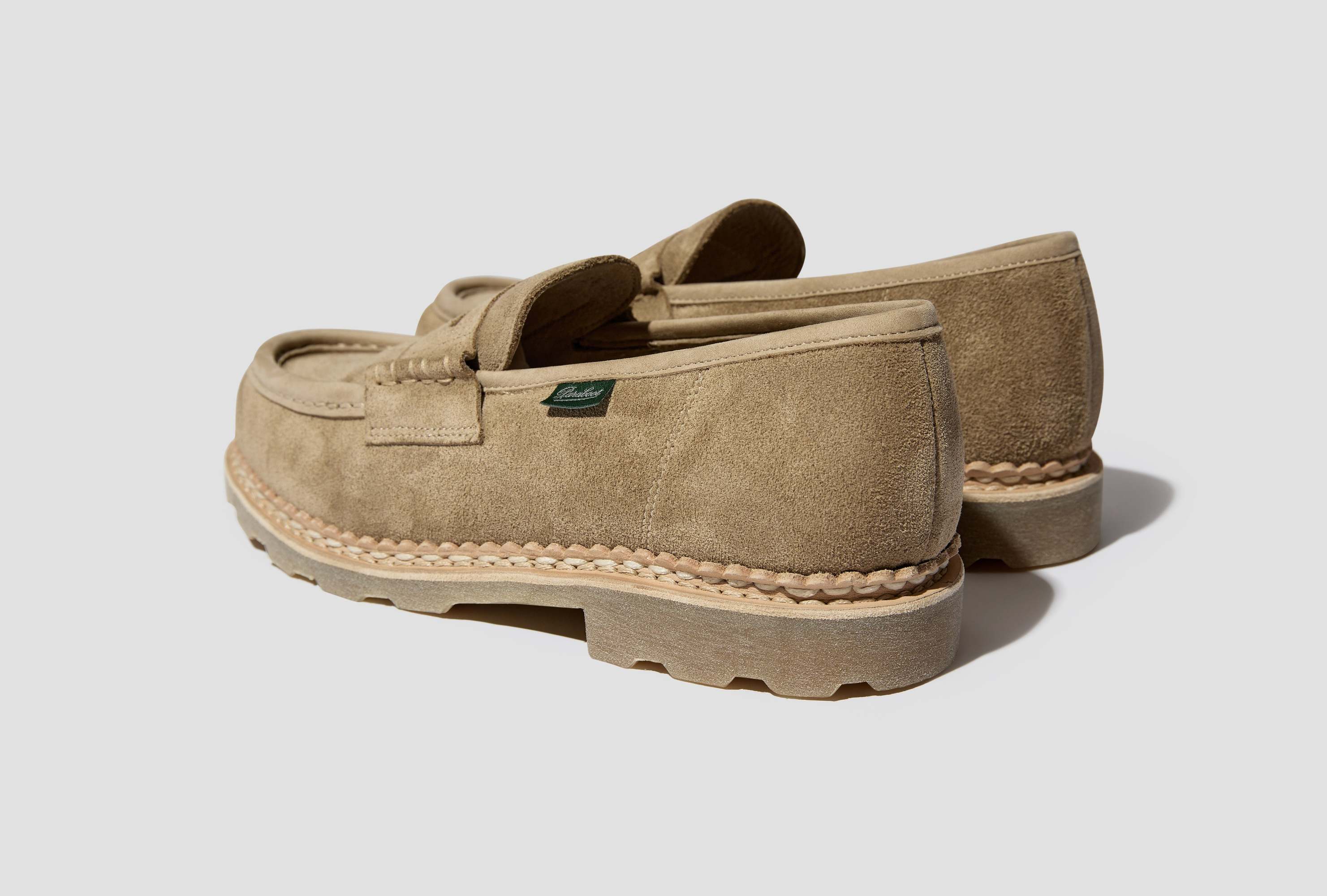 Paraboot Round-toe Loafers In Brown