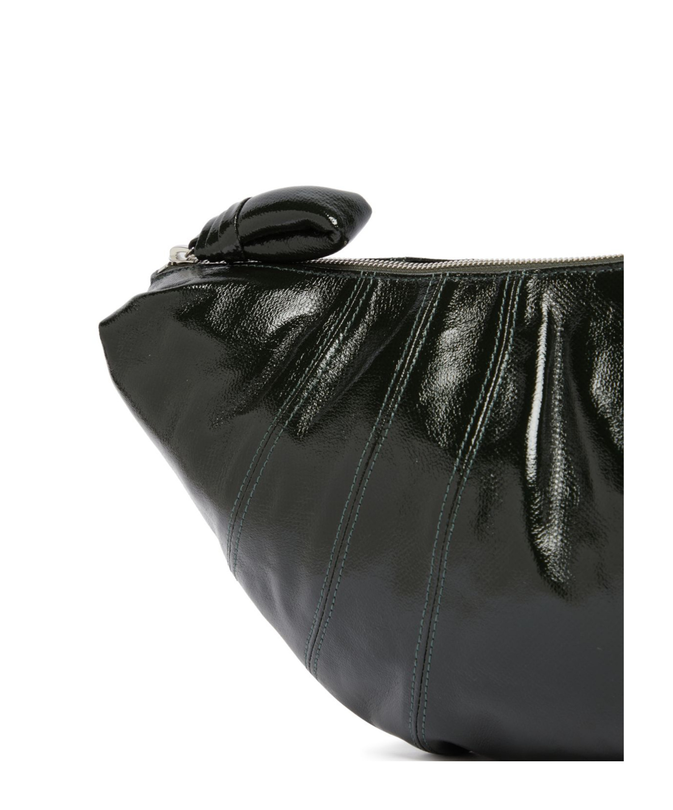 Lemaire Medium Croissant Croissant Horn Shoulder Bag In Black