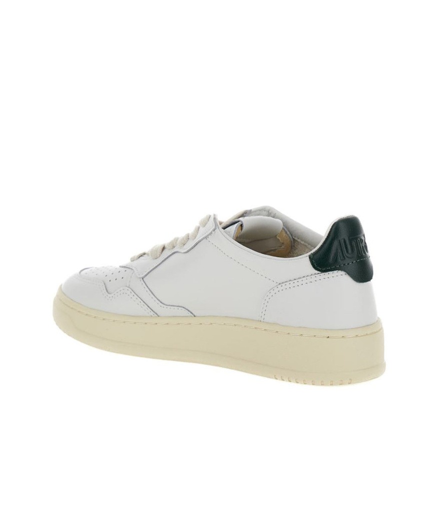 Autry Medalist Leather Low-top Sneakers In White