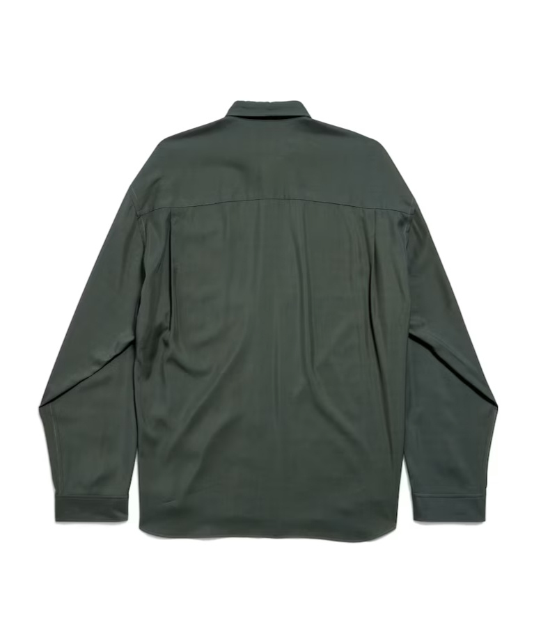 Balenciaga Utility Shirt In Green