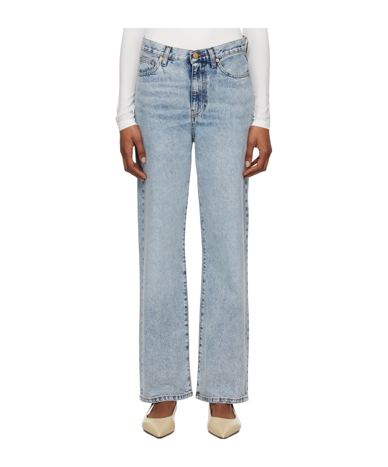 Tove Sofie Straight-leg Boyfriend Jeans In Blue