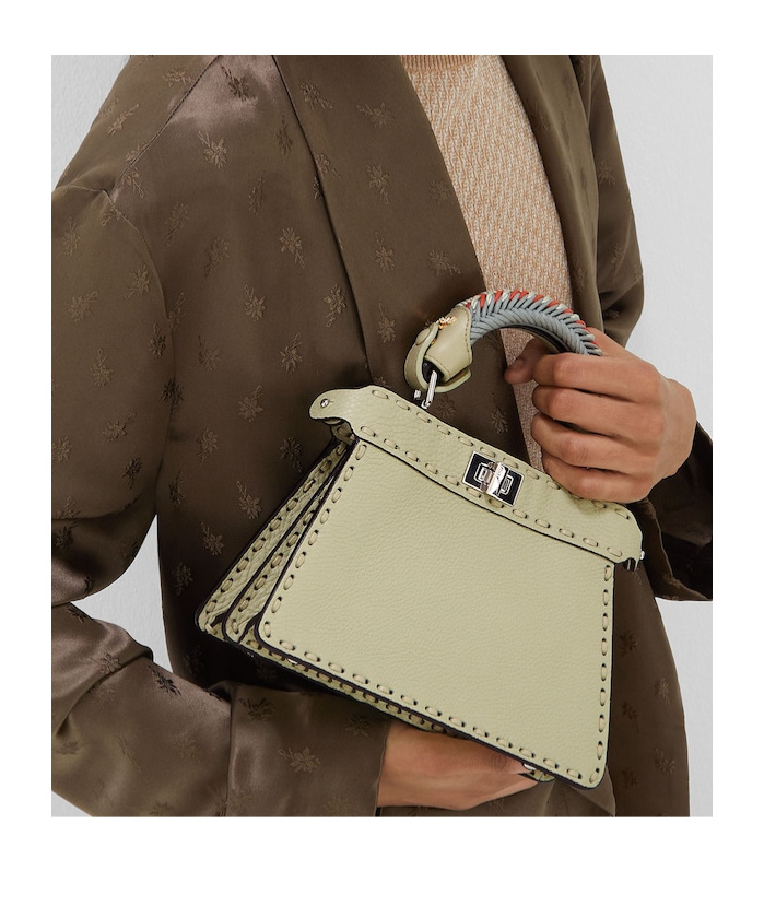 Fendi Peekaboo Shoulder Bag In Brown