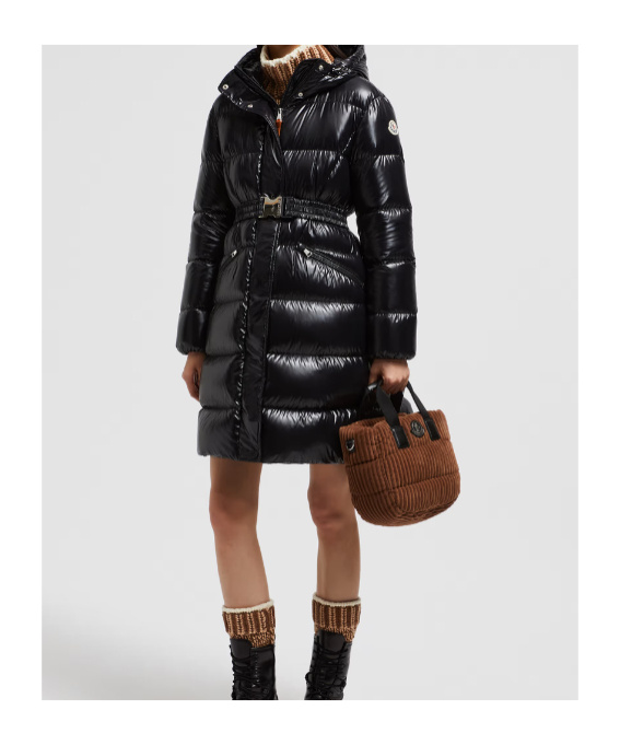 Moncler Bellevue Coat In Black