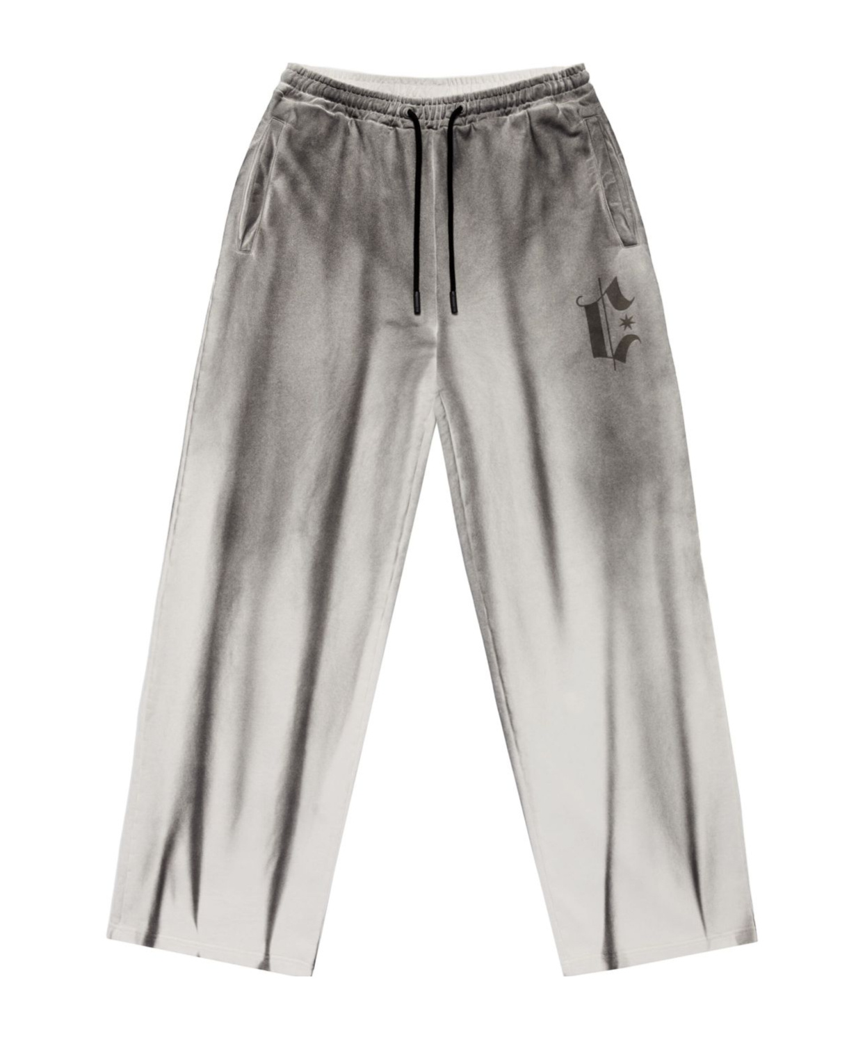 Marcelo Burlon County Of Milan Spray-effect Track Pants In Gray