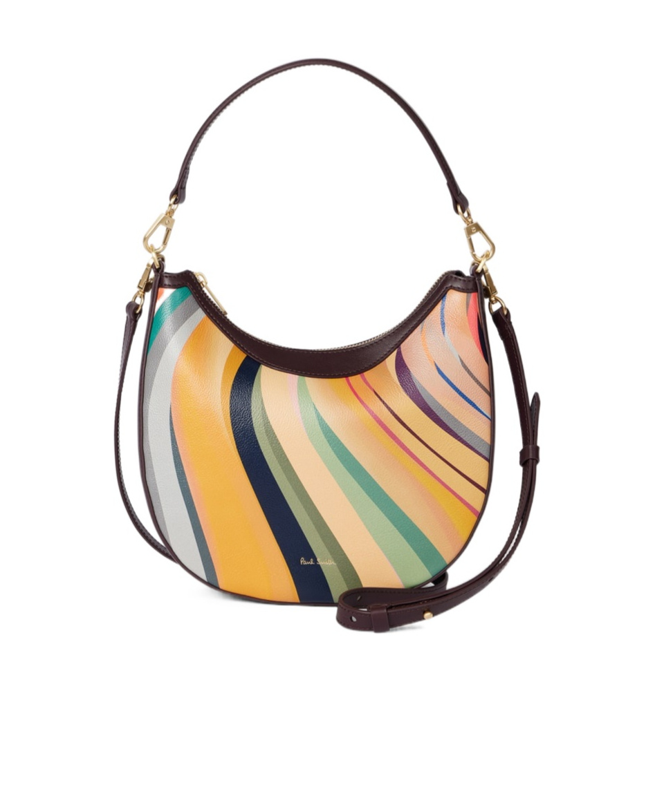 Shop Paul Smith Dusky Swirl Mini Hobo Bag In Multicolor