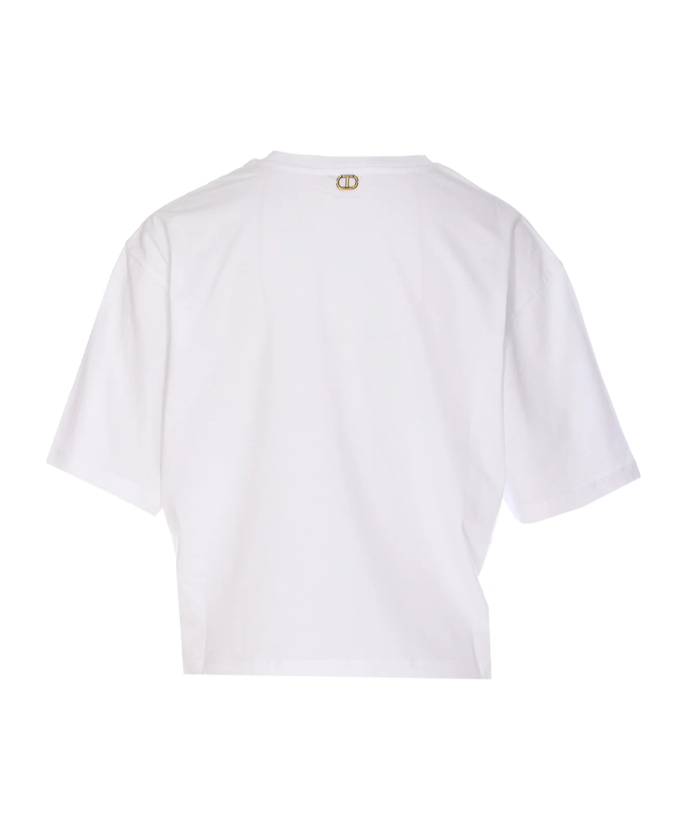 Twinset Embroidered T-shirt In White