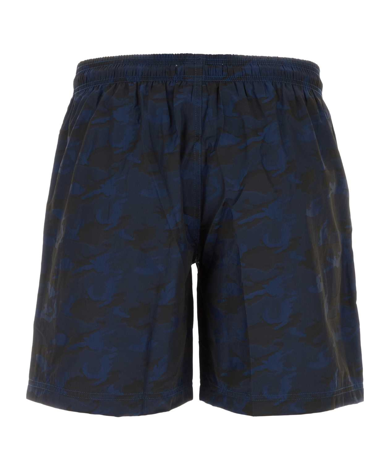 Gimaguas Camouflage-print Drawstring-waistband Swim Shorts