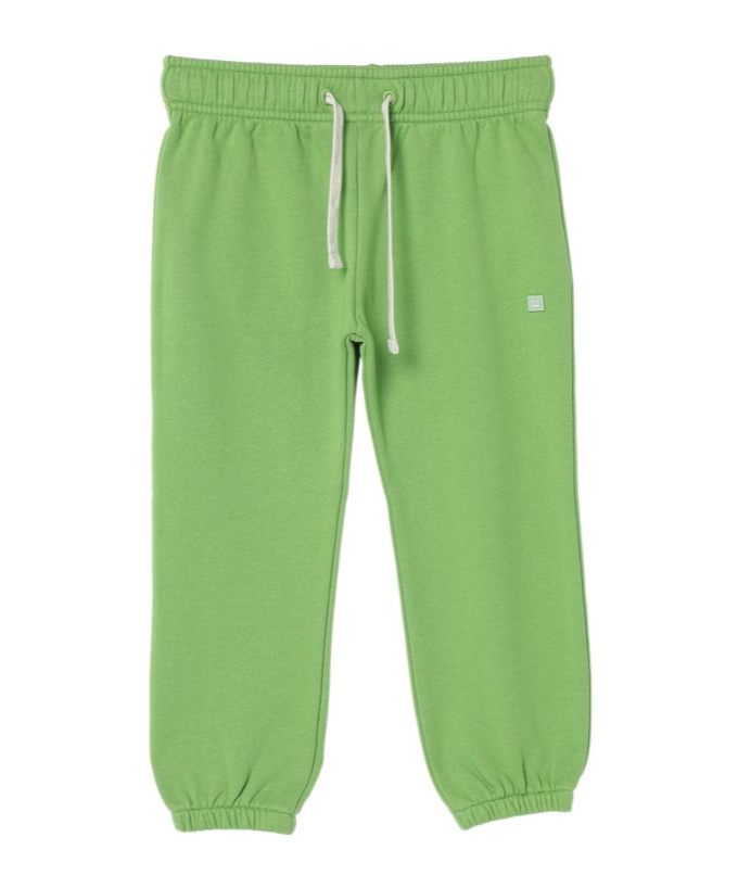 Acne Studios Kids Logo Sweatpants 8 - 10 Yrs Green In Green