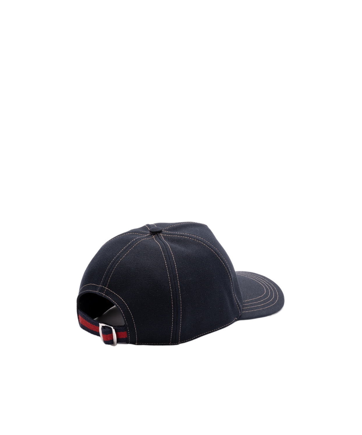 Gucci Printed Cotton Canvas Baseball Hat In Black