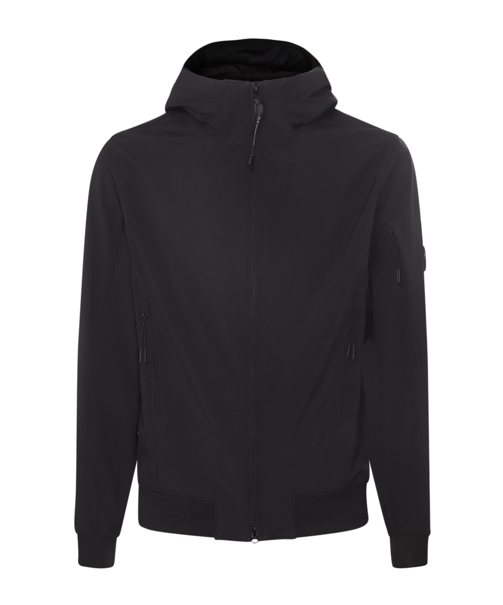 C.p. Company Long-sleeved Casual Jacket In Black