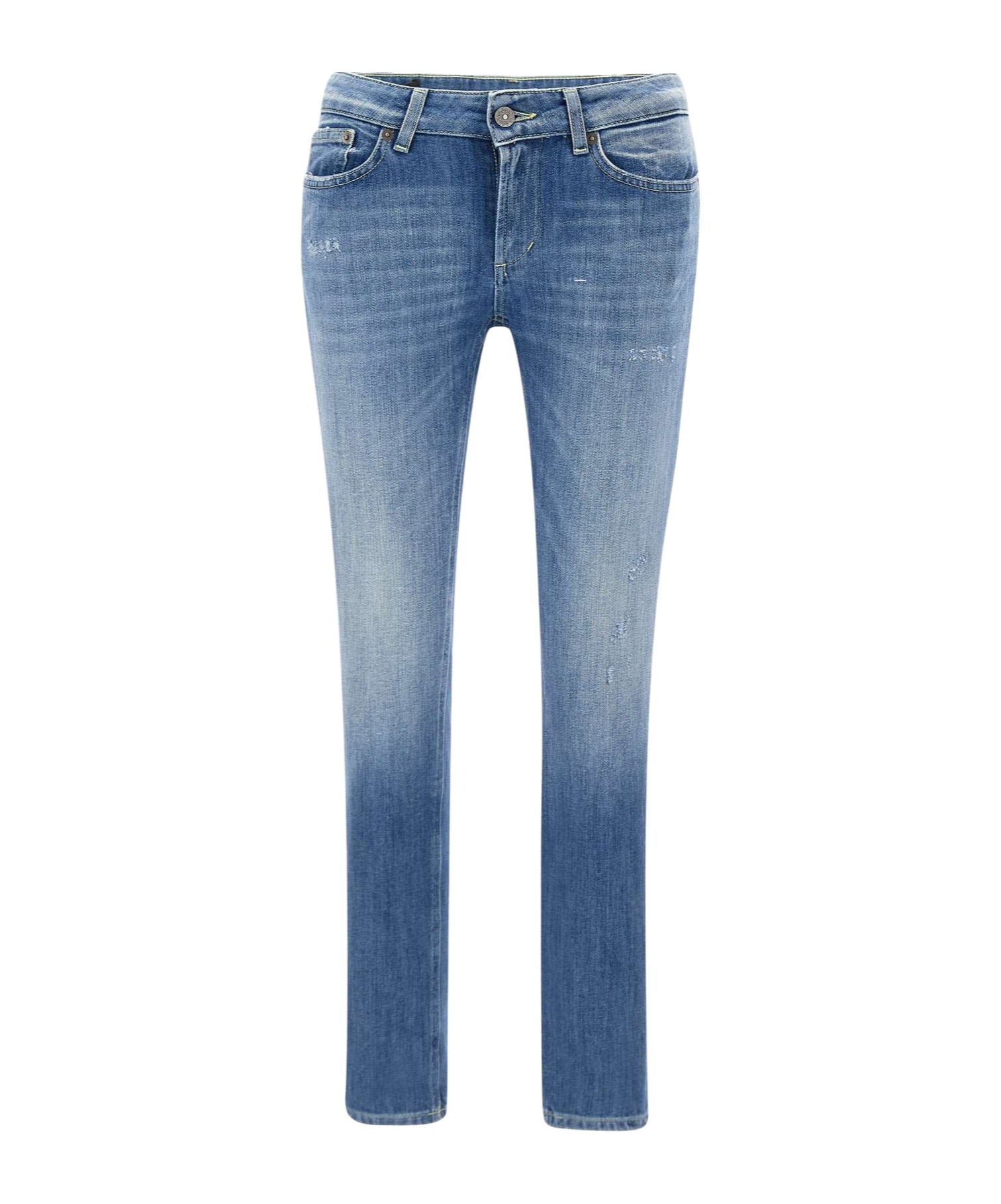 Dondup Five-pocket Denim Trousers In Blue