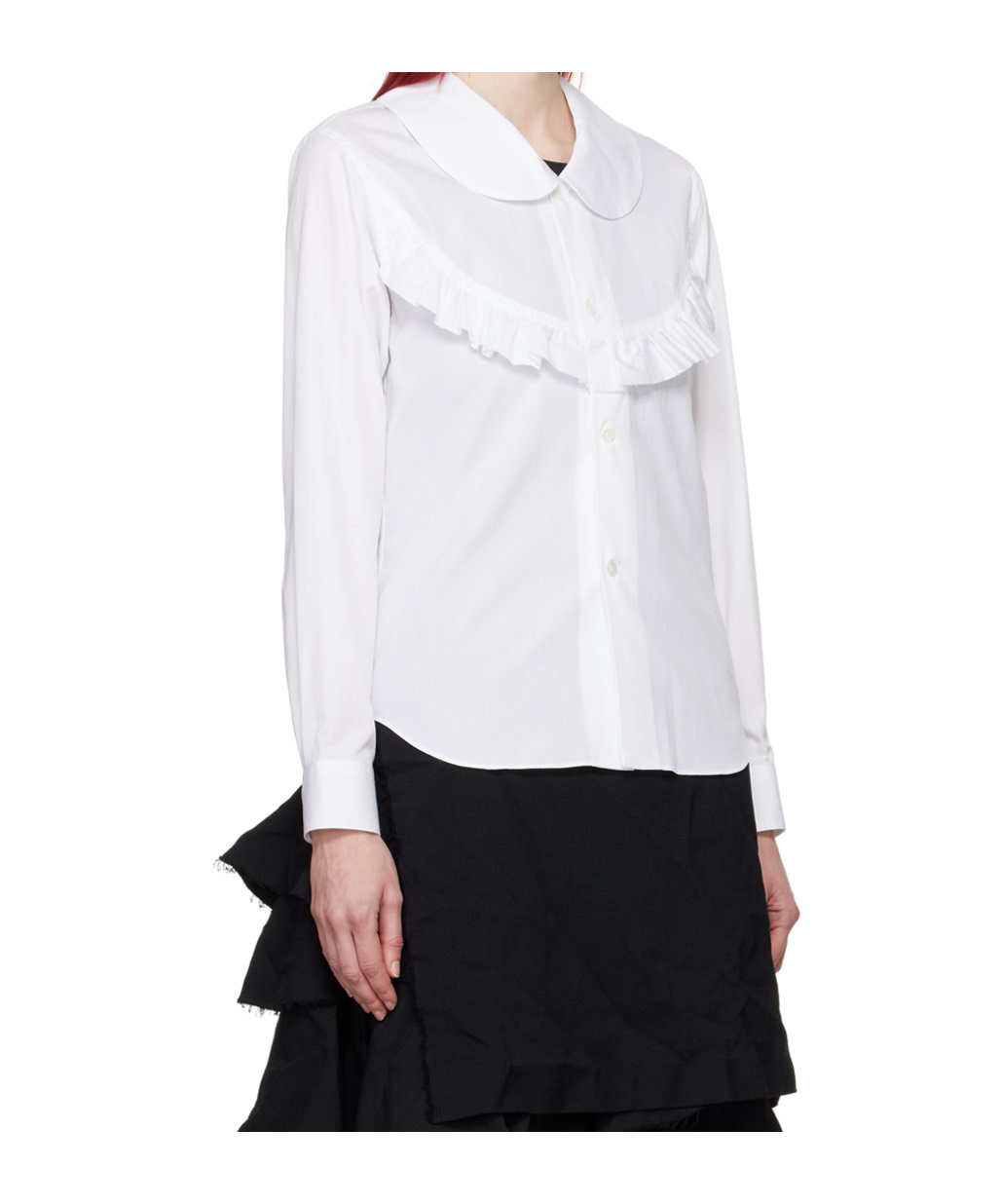 COMME DES GARÇONS LAPEL LONG SLEEVE SHIRT 