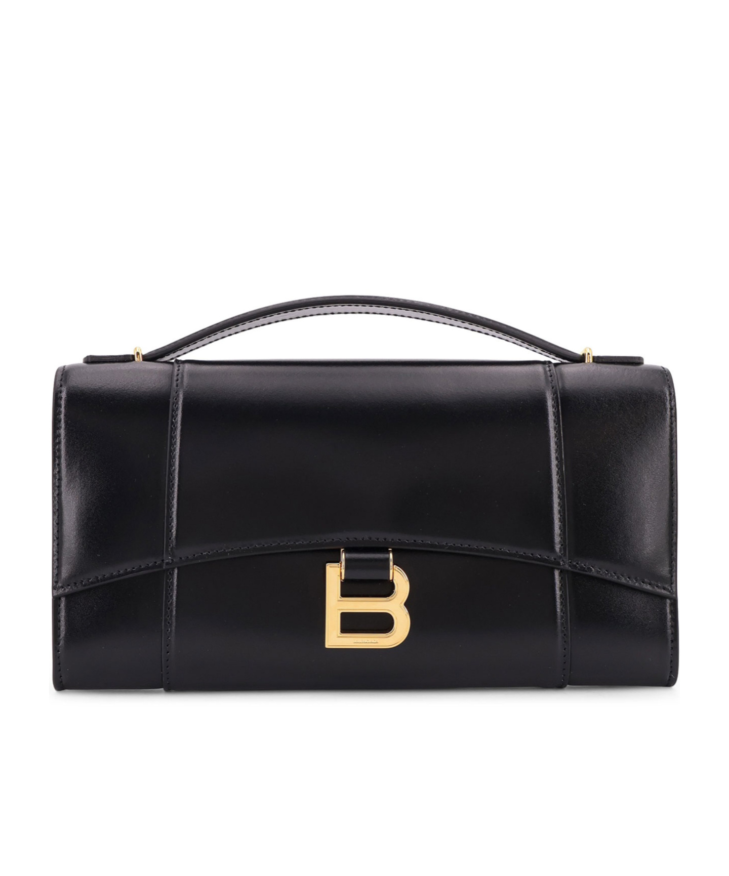 Balenciaga Horglss Poch Leather Handbag