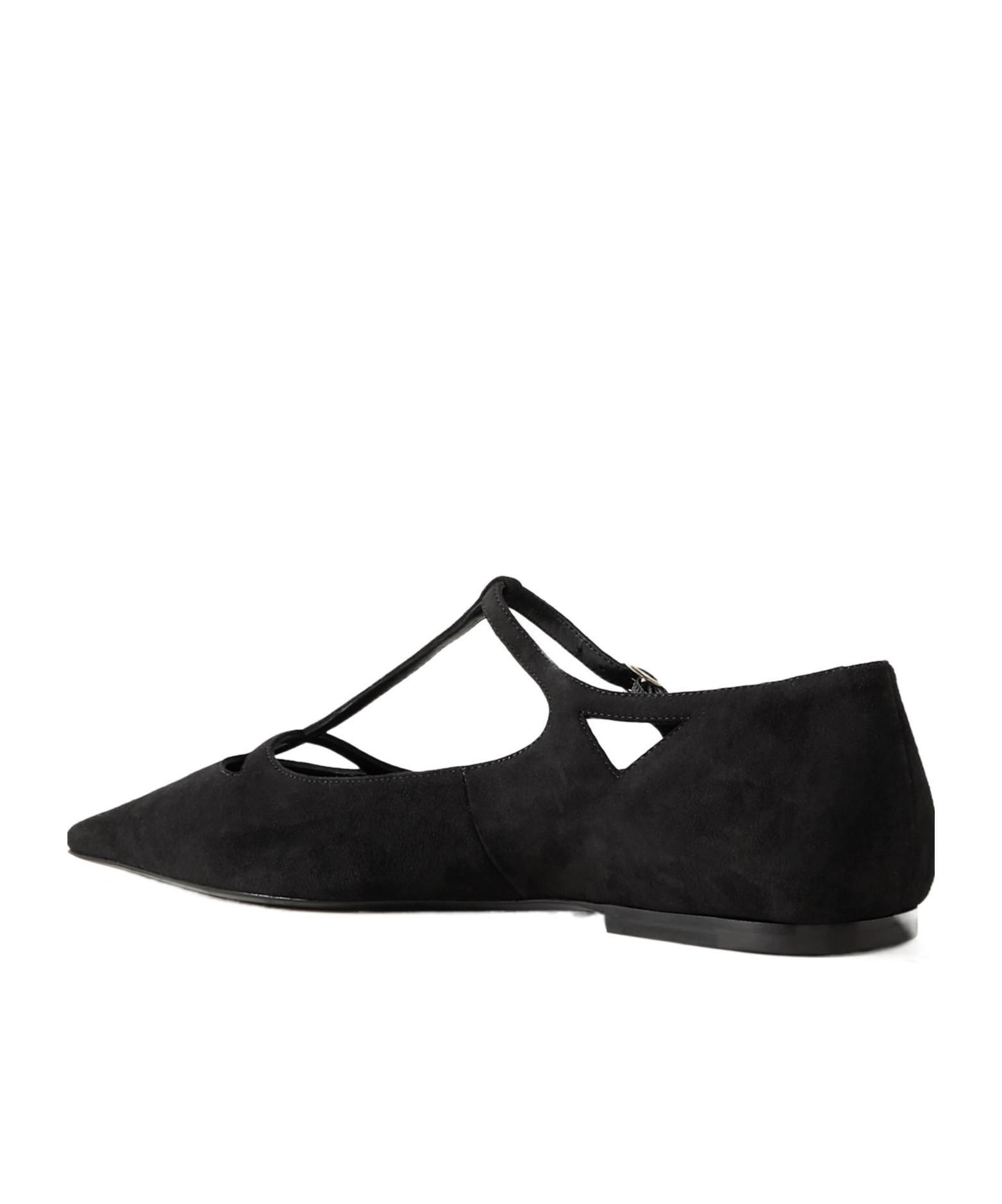 The Row Cyd Pointed Flats In Black