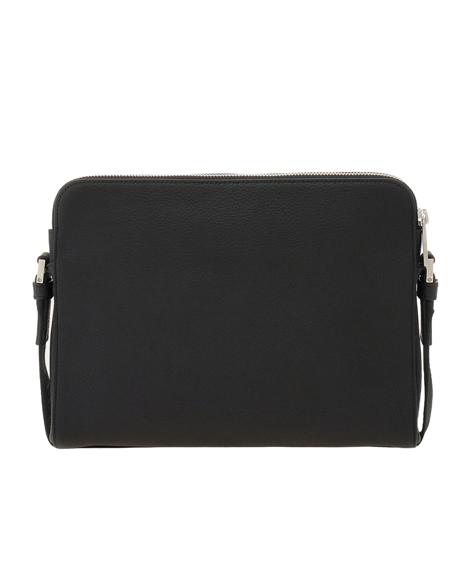 Shop Ferragamo Logo Embossed Shoulder Bag In Black