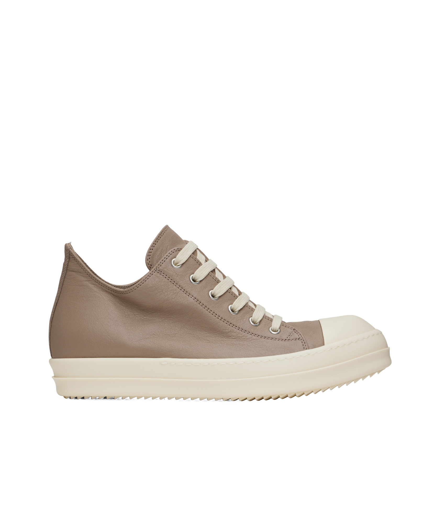 Rick Owens Low Sneakers In Nude