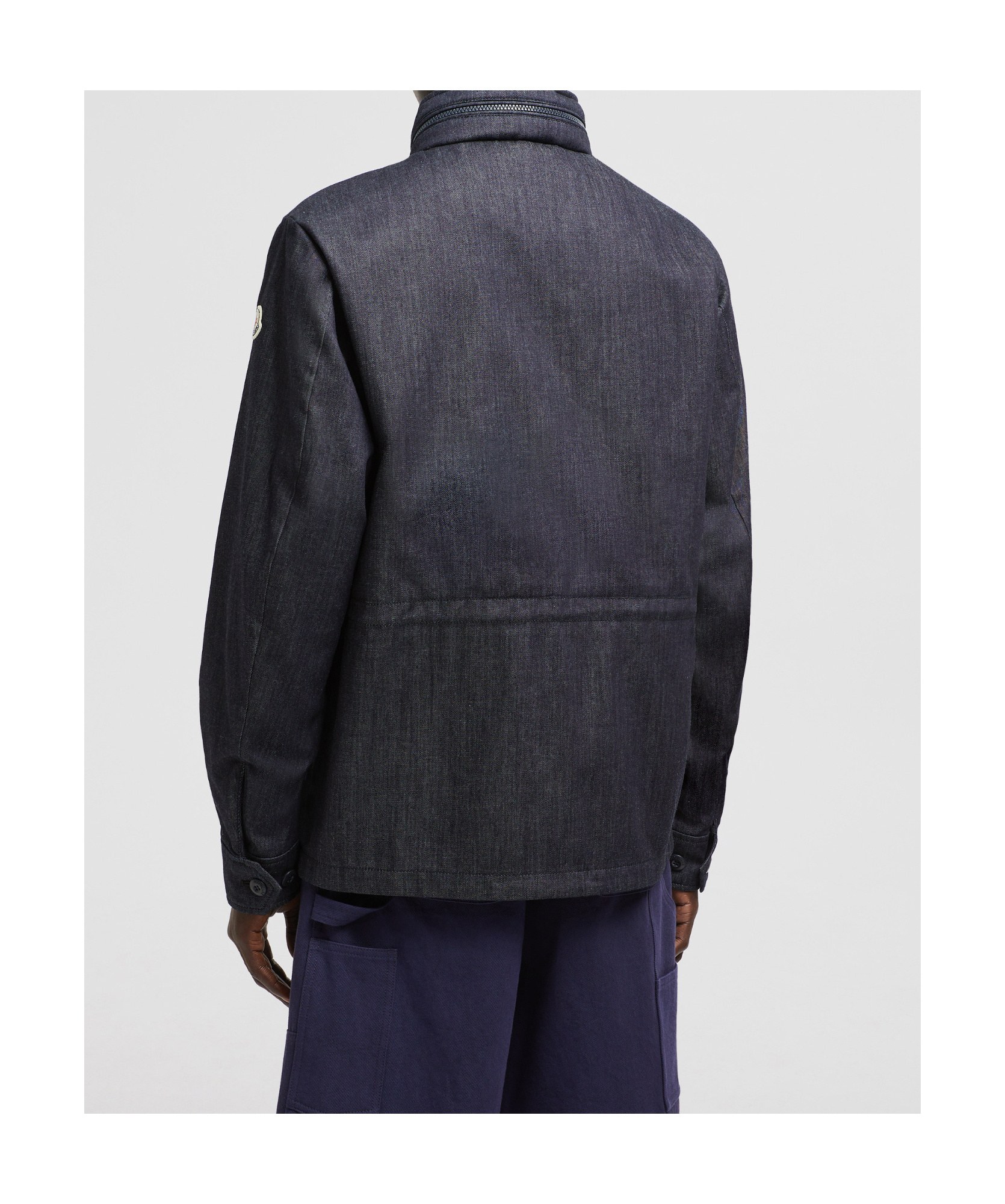 Moncler Veste Utilitaire Chesery En Denim