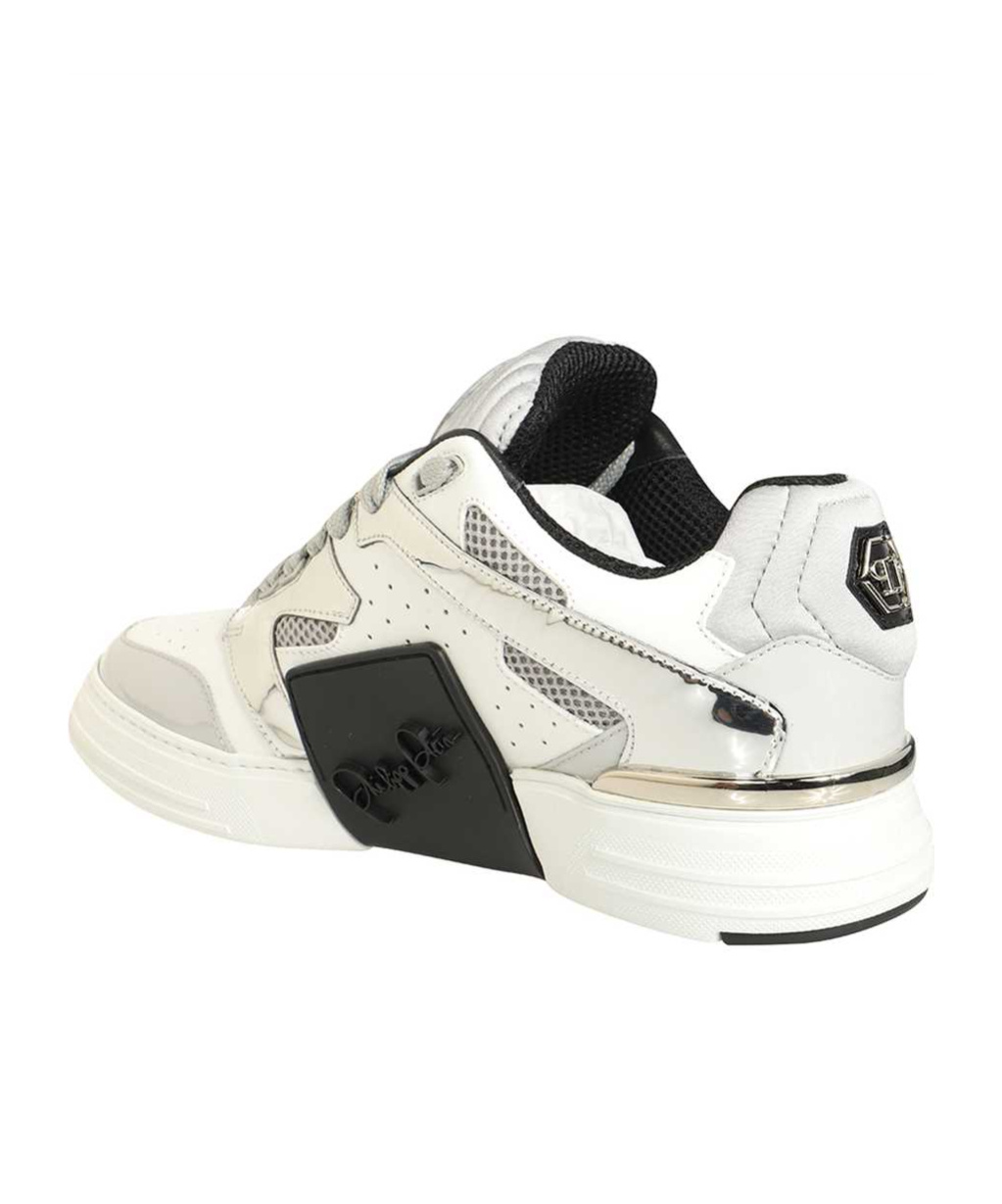 Philipp Plein Tie Professional Sports Shoes In White