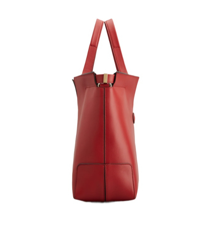 Tod's Small Di Bag Folio Tote Bag In Red