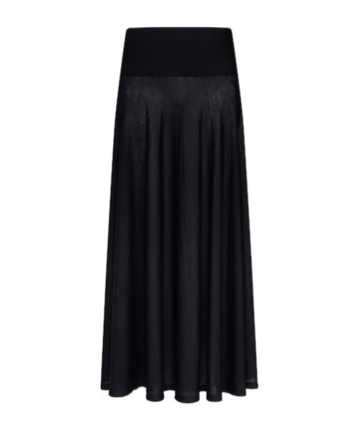 Alaïa Merino Wool Maxi Skirt