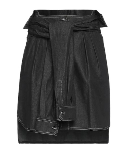 Max Mara Denim Skirts In Black