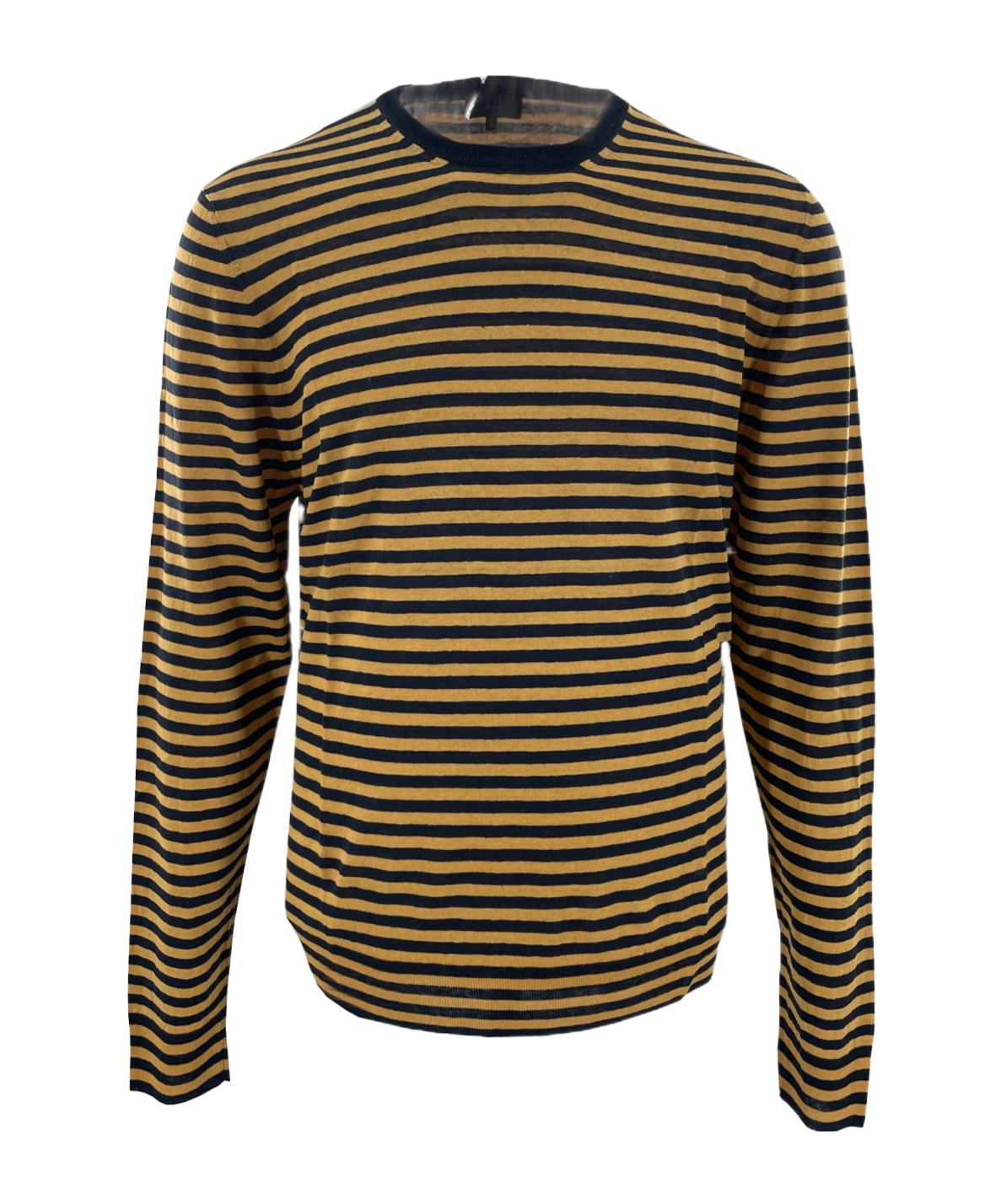 DUNHILL ROUND-NECK STRIPED SWEATER 