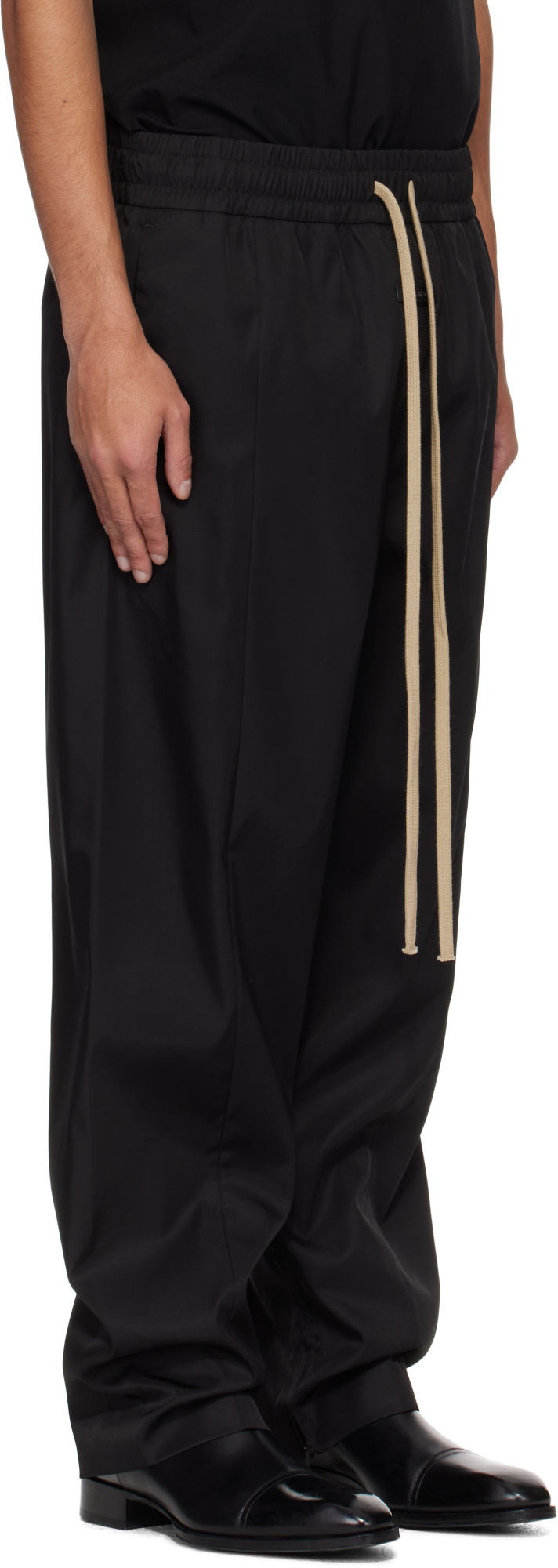 Fear Of God Elastic Waist Casual Pants In Black