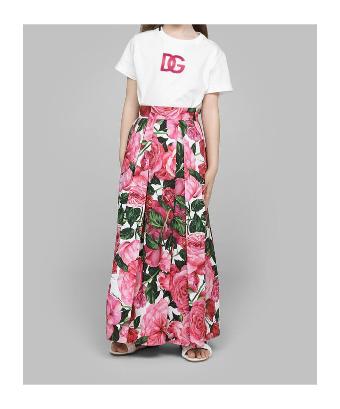 Dolce & Gabbana Dg Logo T-shirt In White