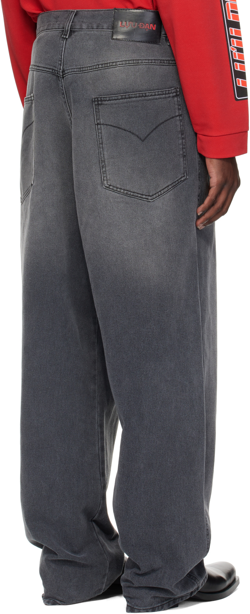 Lu'u Dan Kriss Kross Jeans In Gray