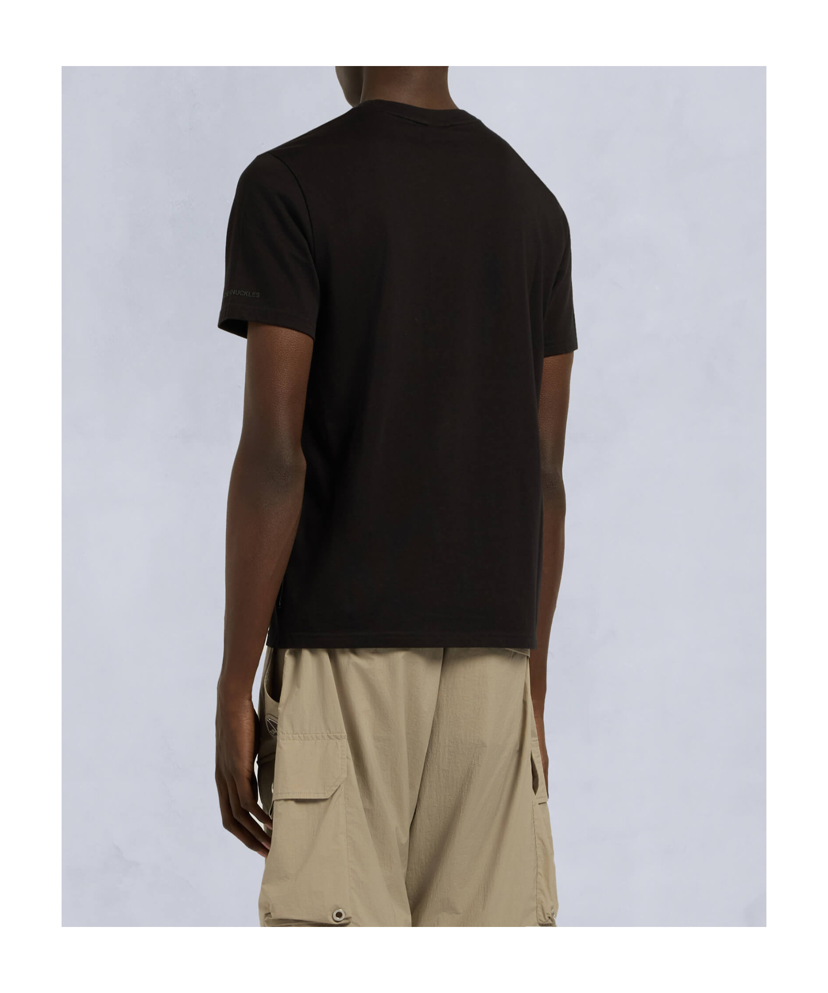 Moose Knuckles Logo-patch T-shirt In Black