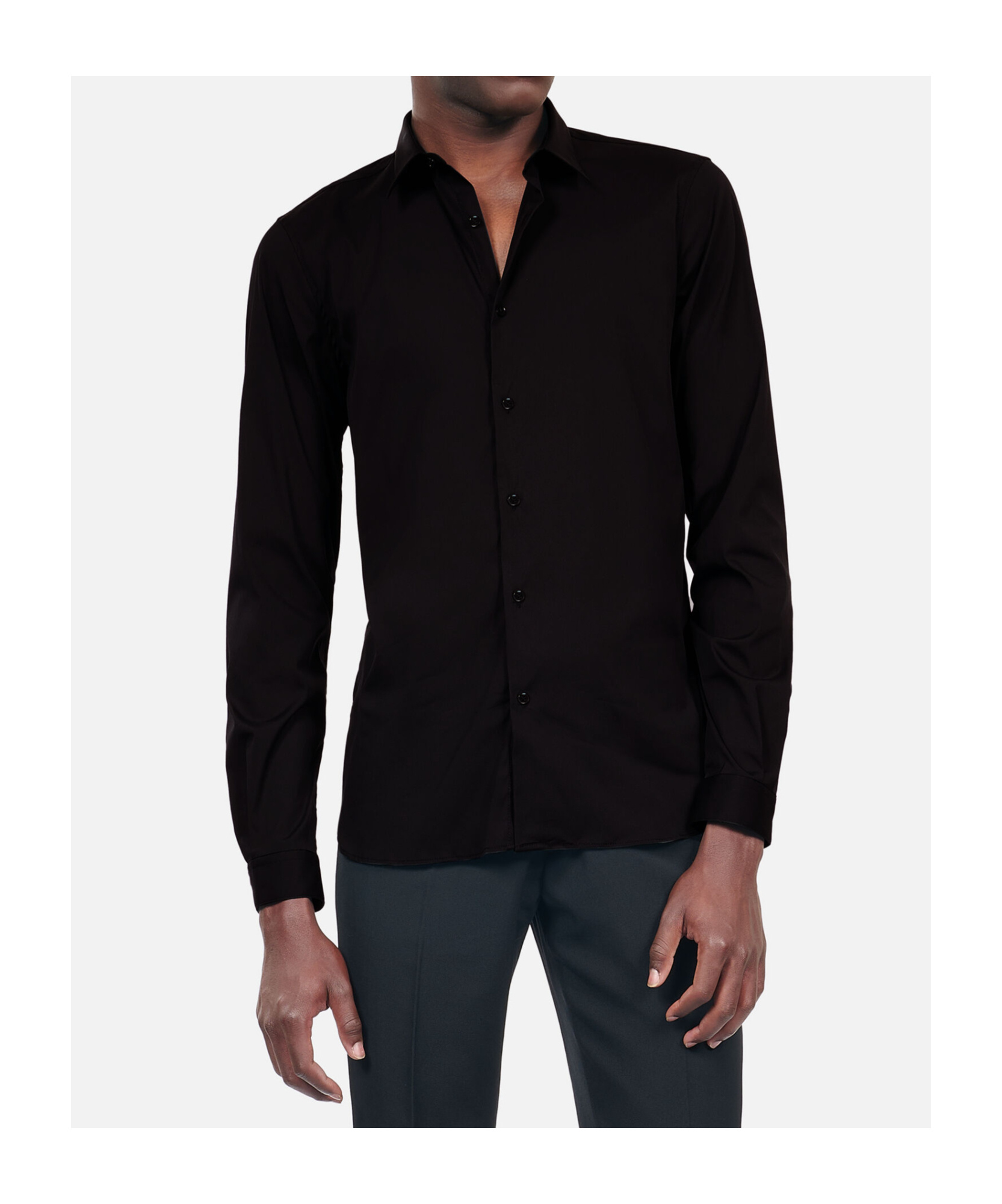 The Kooples Long-sleeved Shirt In Black