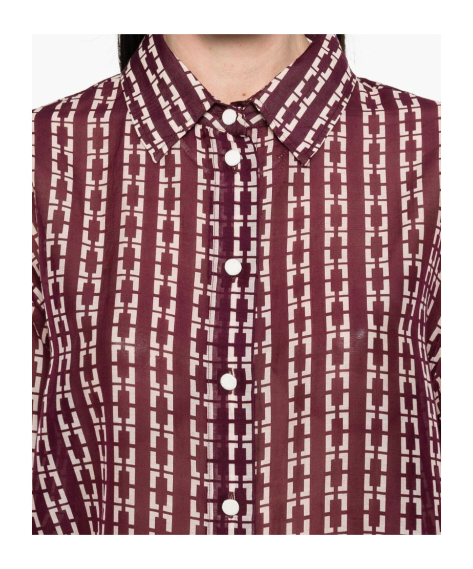 Shop Forte Forte Printed Shirt In Red