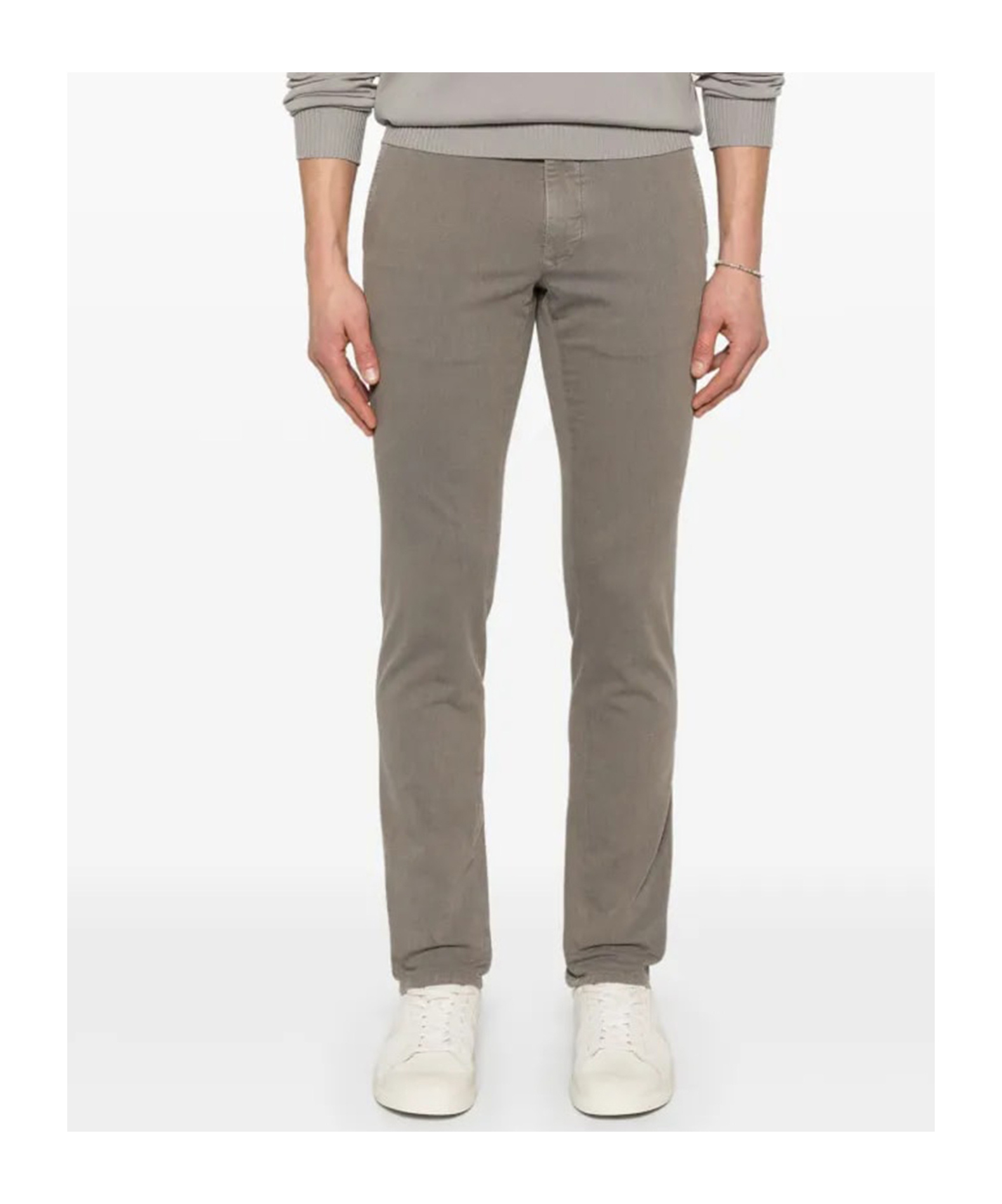Incotex Tapered Trousers In Gray