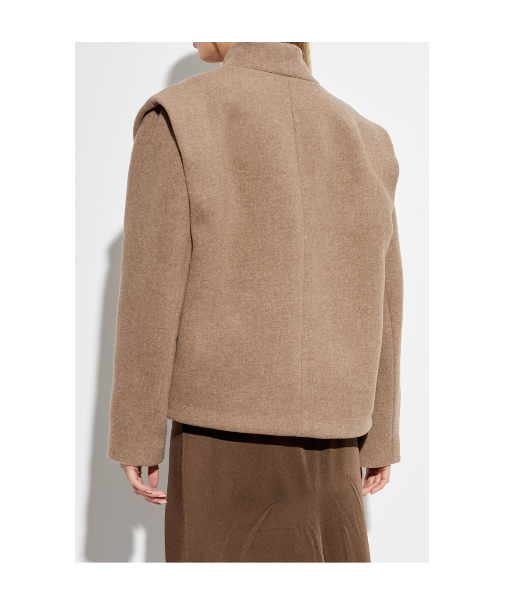 Isabel Marant Drogo Wool-blend Jacket In Nude