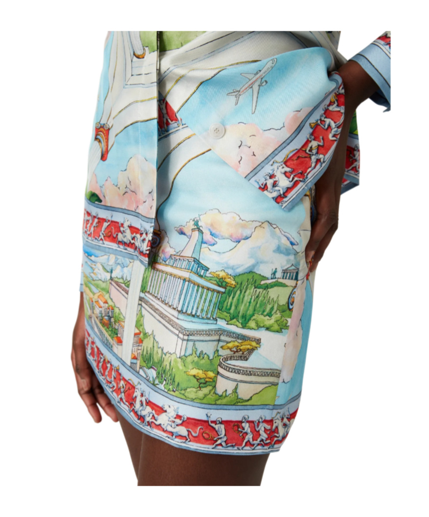 Casablanca Women Le Passage Miniskirt In Multicolor