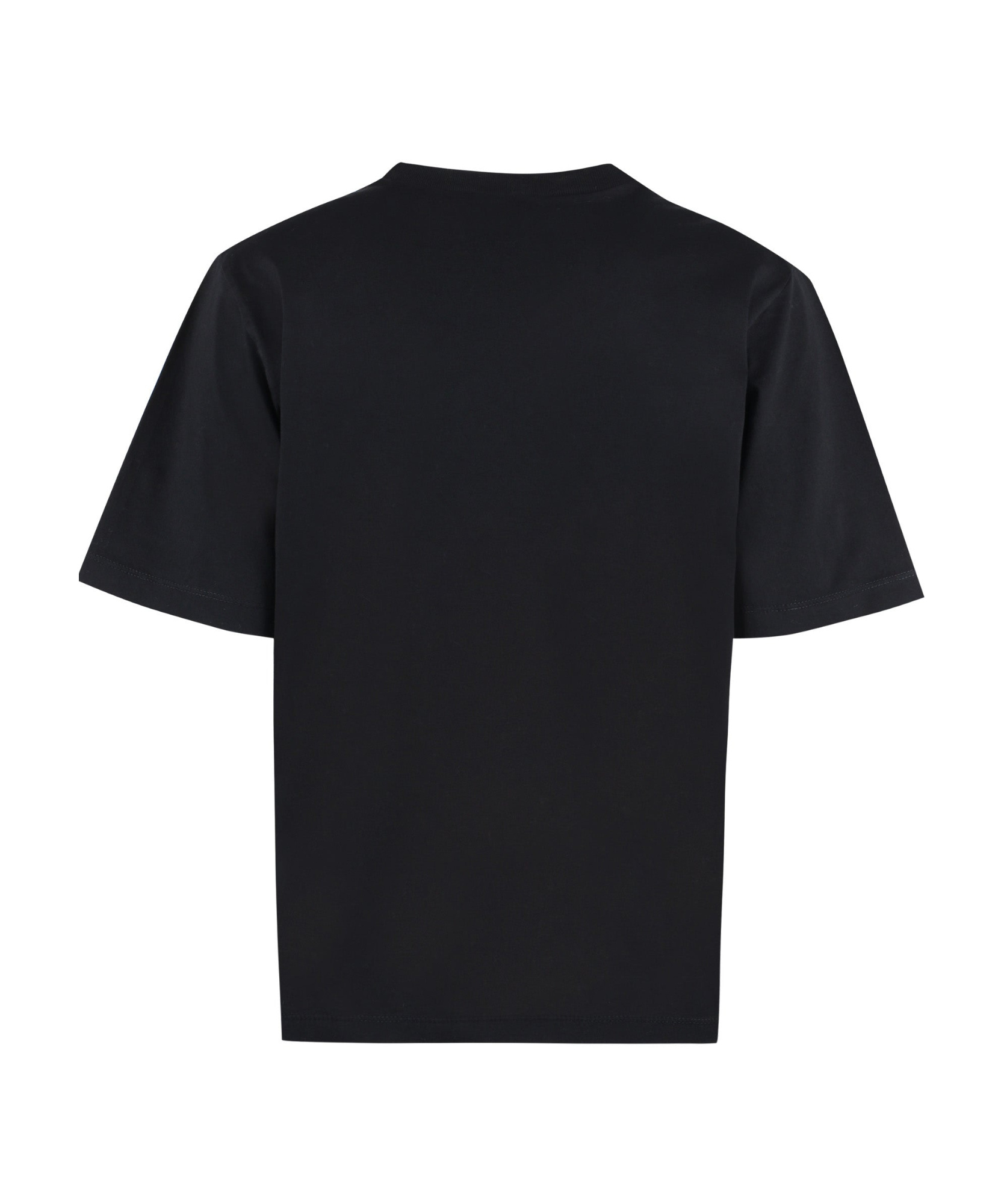 Dsquared2 Women's Short Sleeve Printed Cotton T-shirt In Black