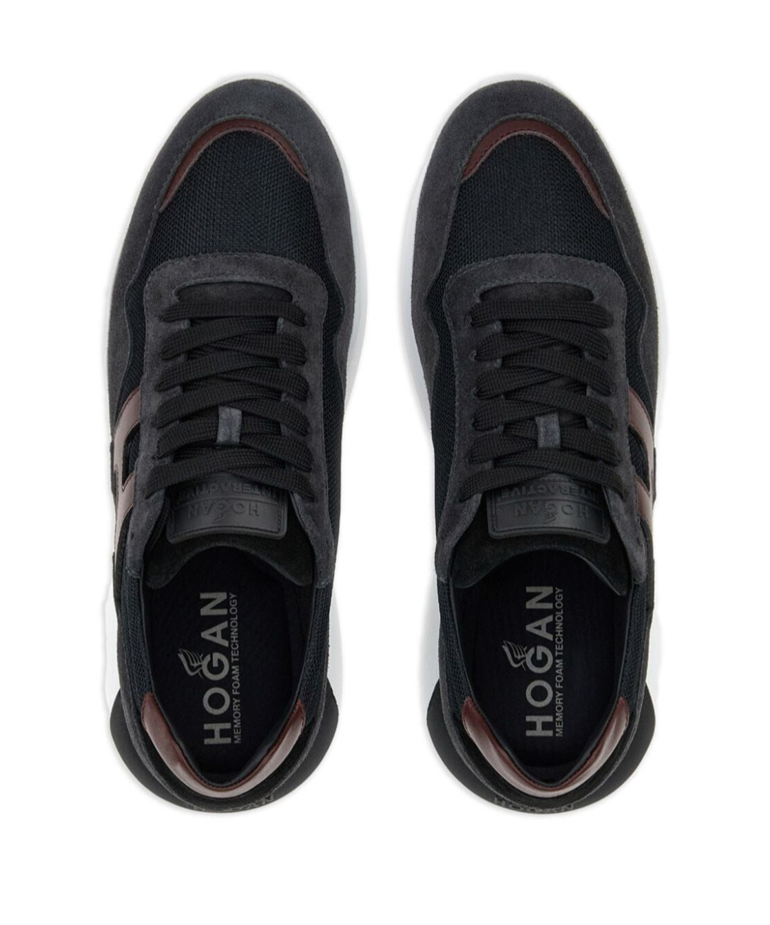 Hogan Interactive 3 Lace-up Sneakers In Black