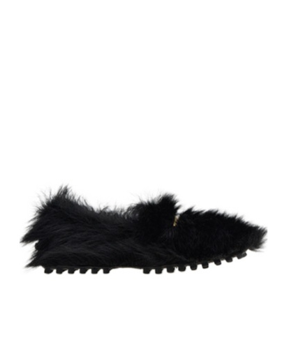Tod's Round-head Flat Shoes In Black