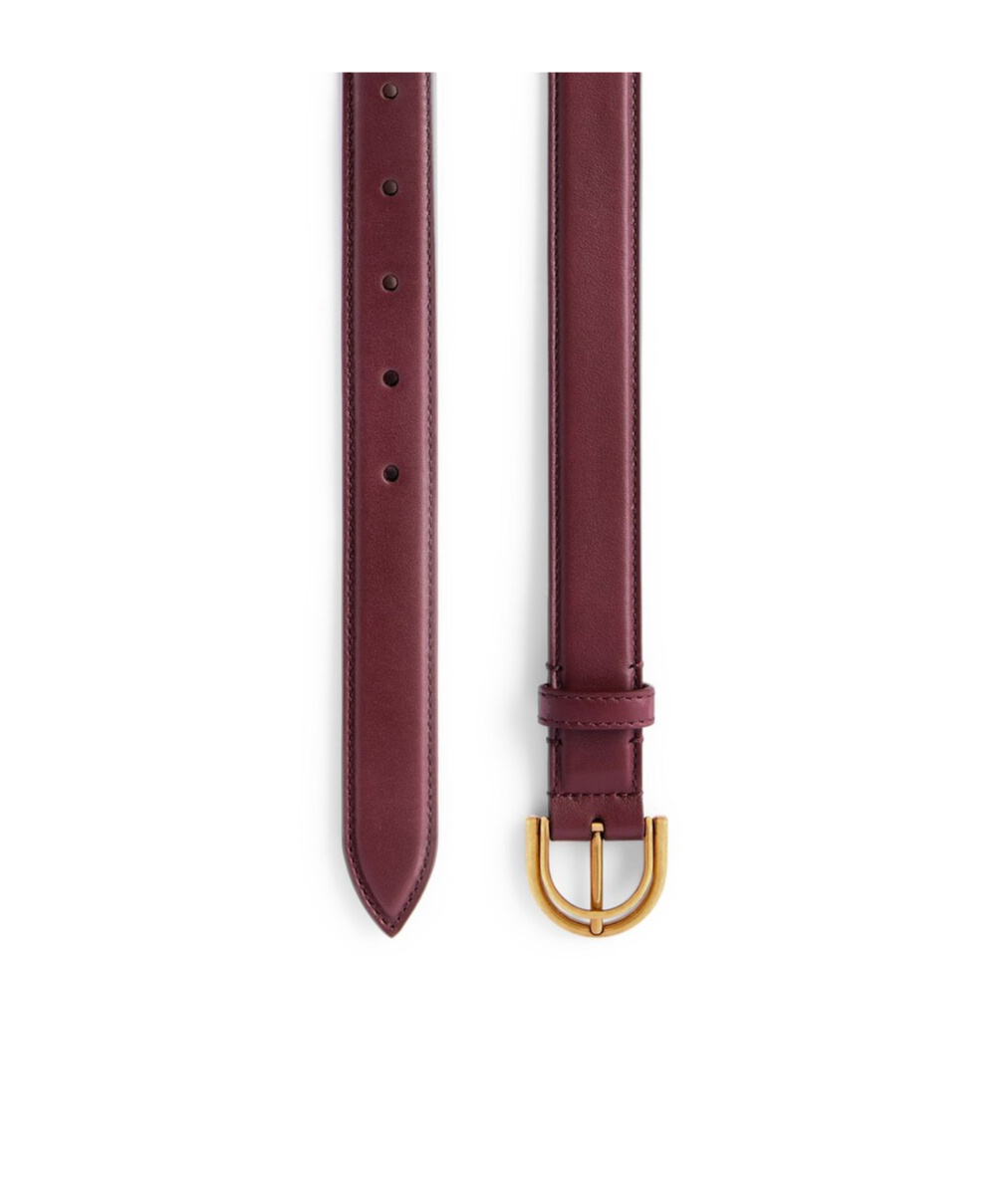 Balenciaga Women's Rodeo Belt In Dark Burgundy In Dark Burgundy