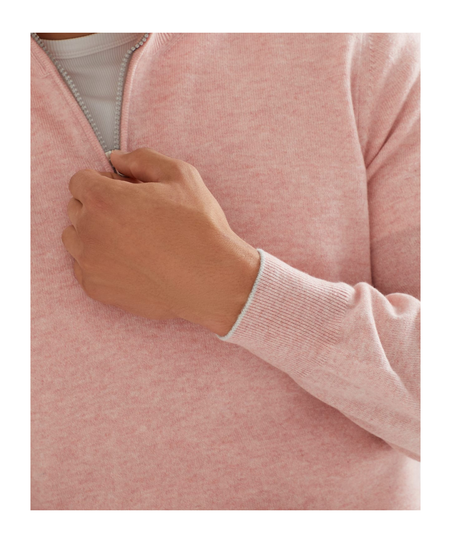 Brunello Cucinelli Cashmere Sweater In Pink