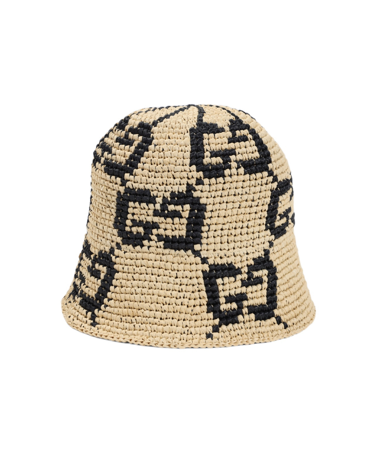 Gucci Gg Straw Cloche Hat In Nude