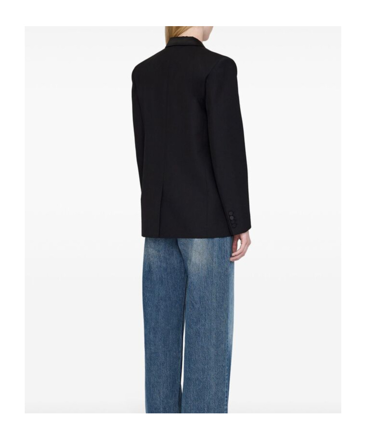 Shop Anine Bing Ross Blazer In Black