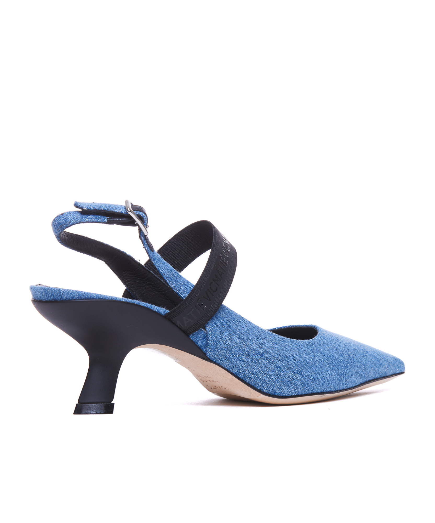 Shop Vic Matie Slingback Heel Pumps In Blue