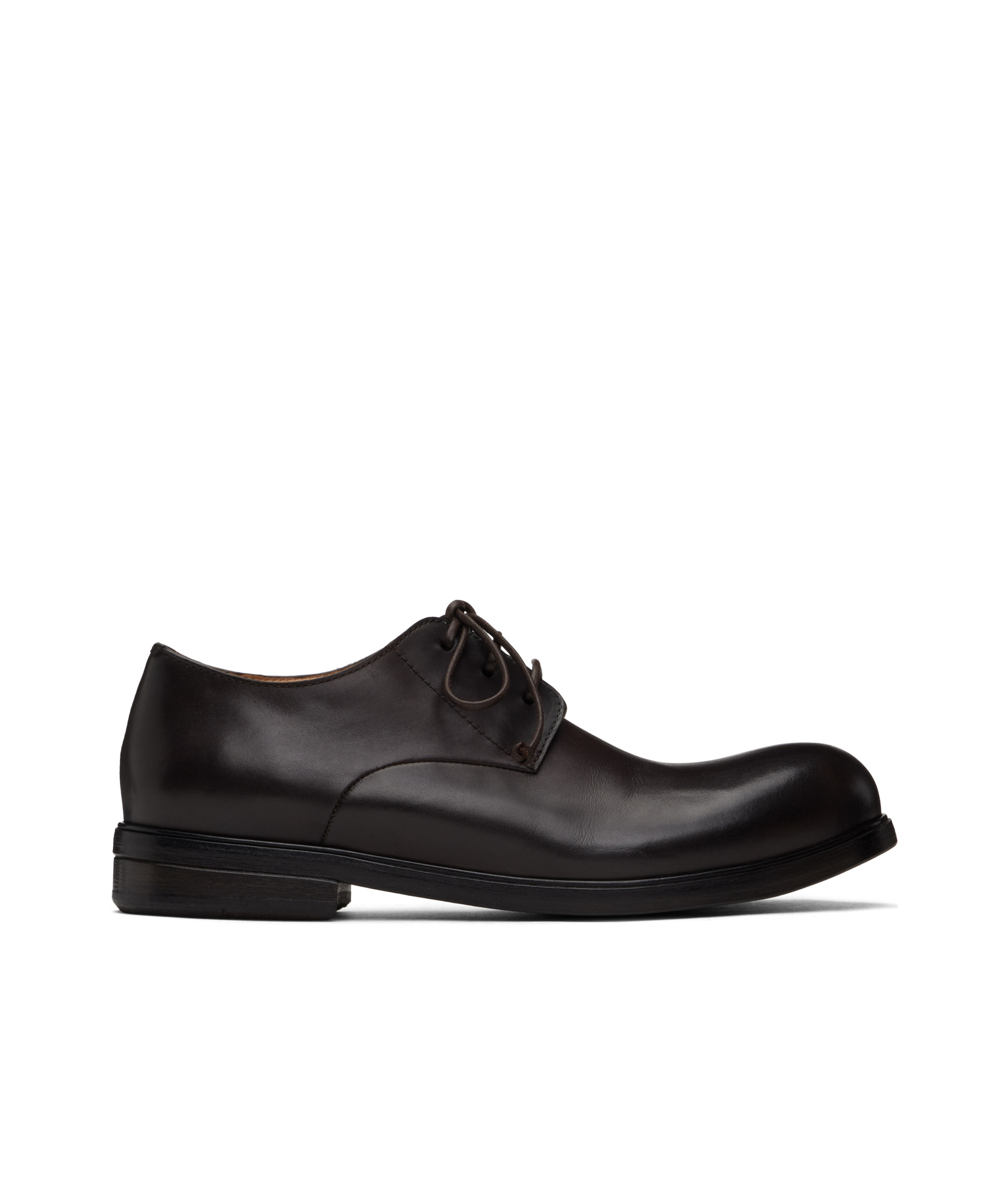 Marsèll Brown Zucca Zeppa Derbys In Black