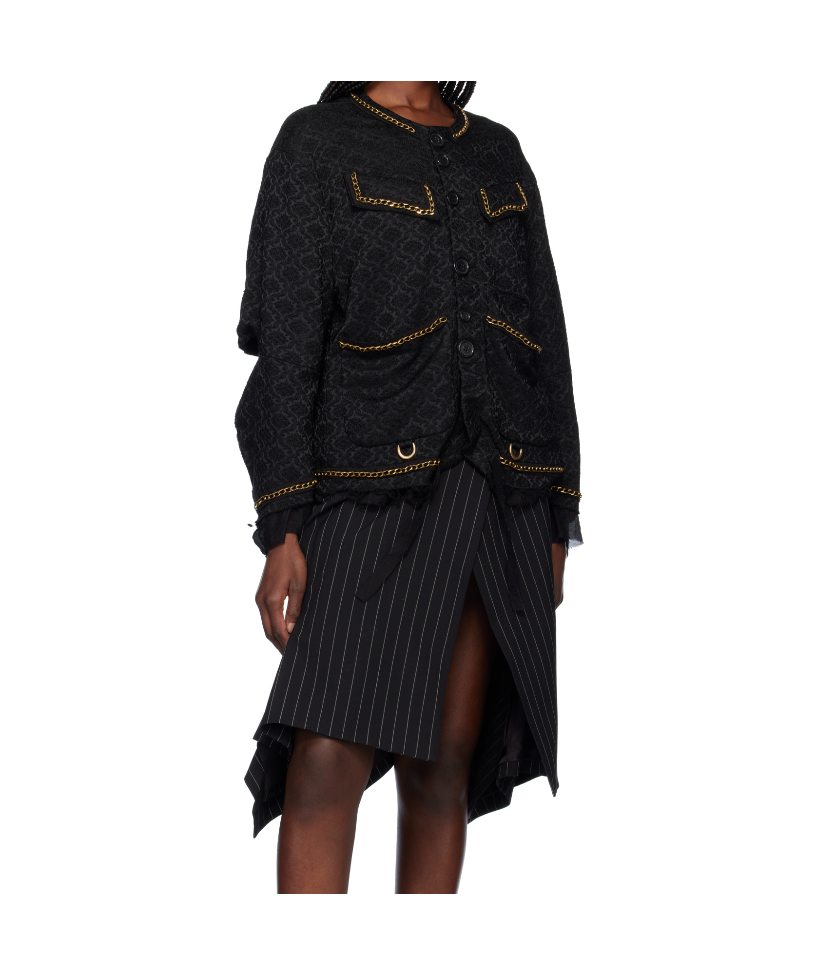 Undercover Black Uc1e4205-1 Jacket In Black