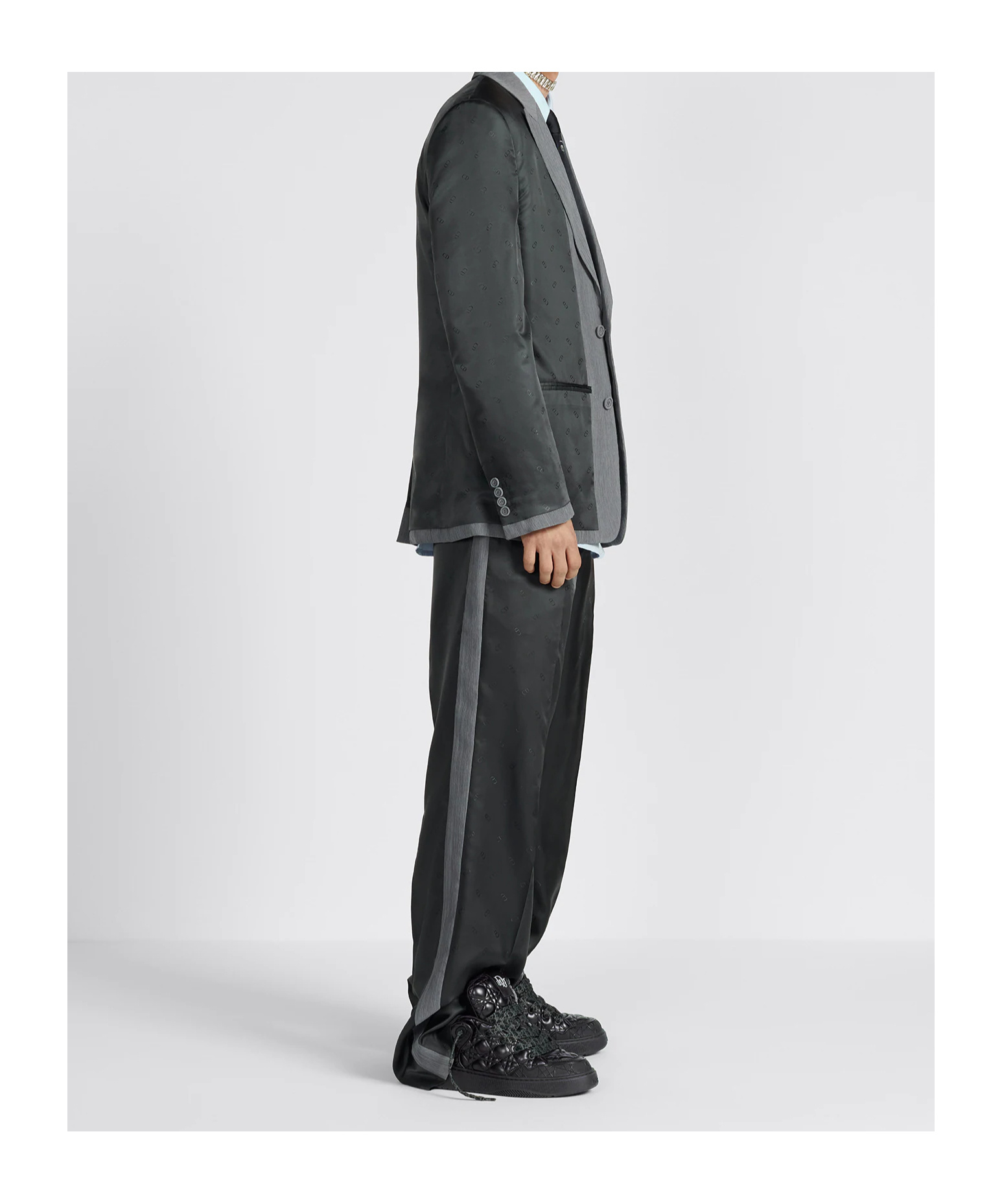 Dior Logo Casual Pants In Black
