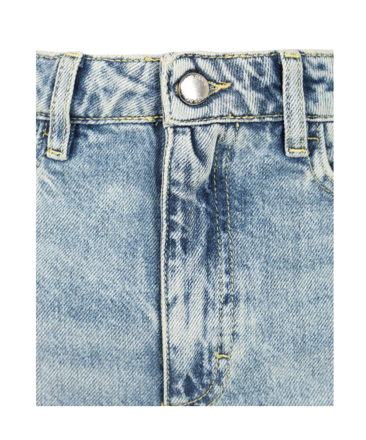 Icon Denim Jeans With Belt Loops In Blue