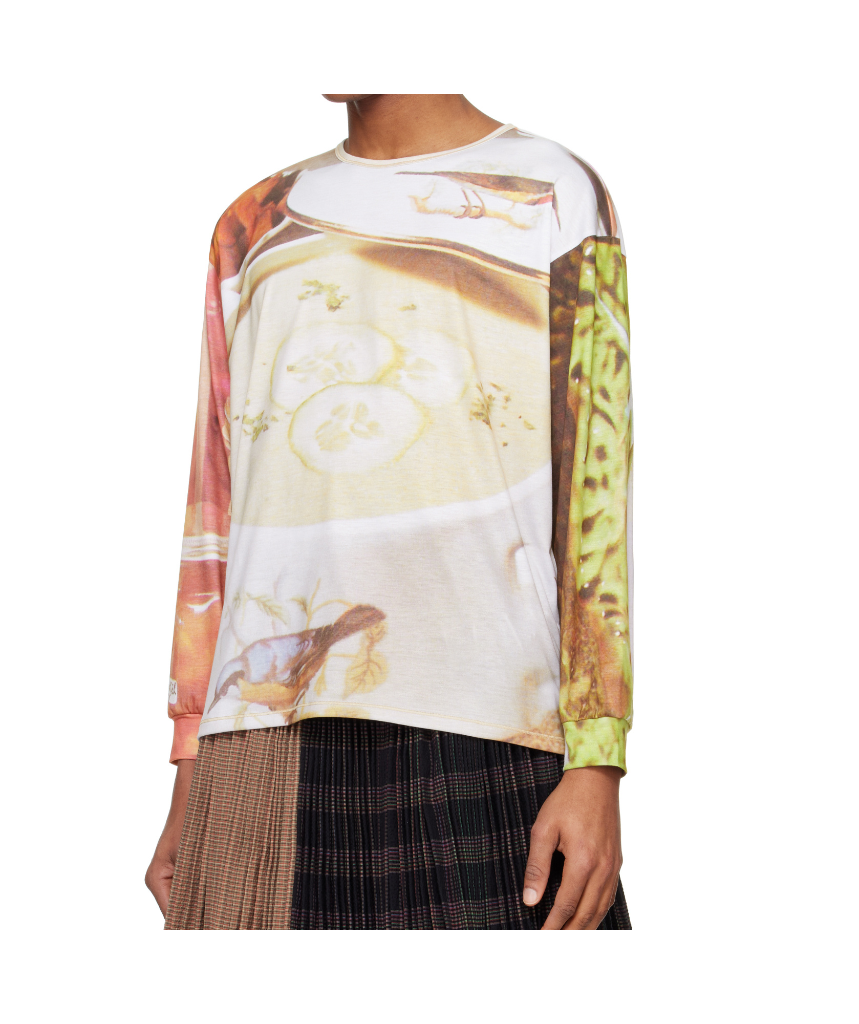 Chopova Lowena Ssense Exclusive Multicolor Oversized Jersey Soup T-shirt In Multicolor