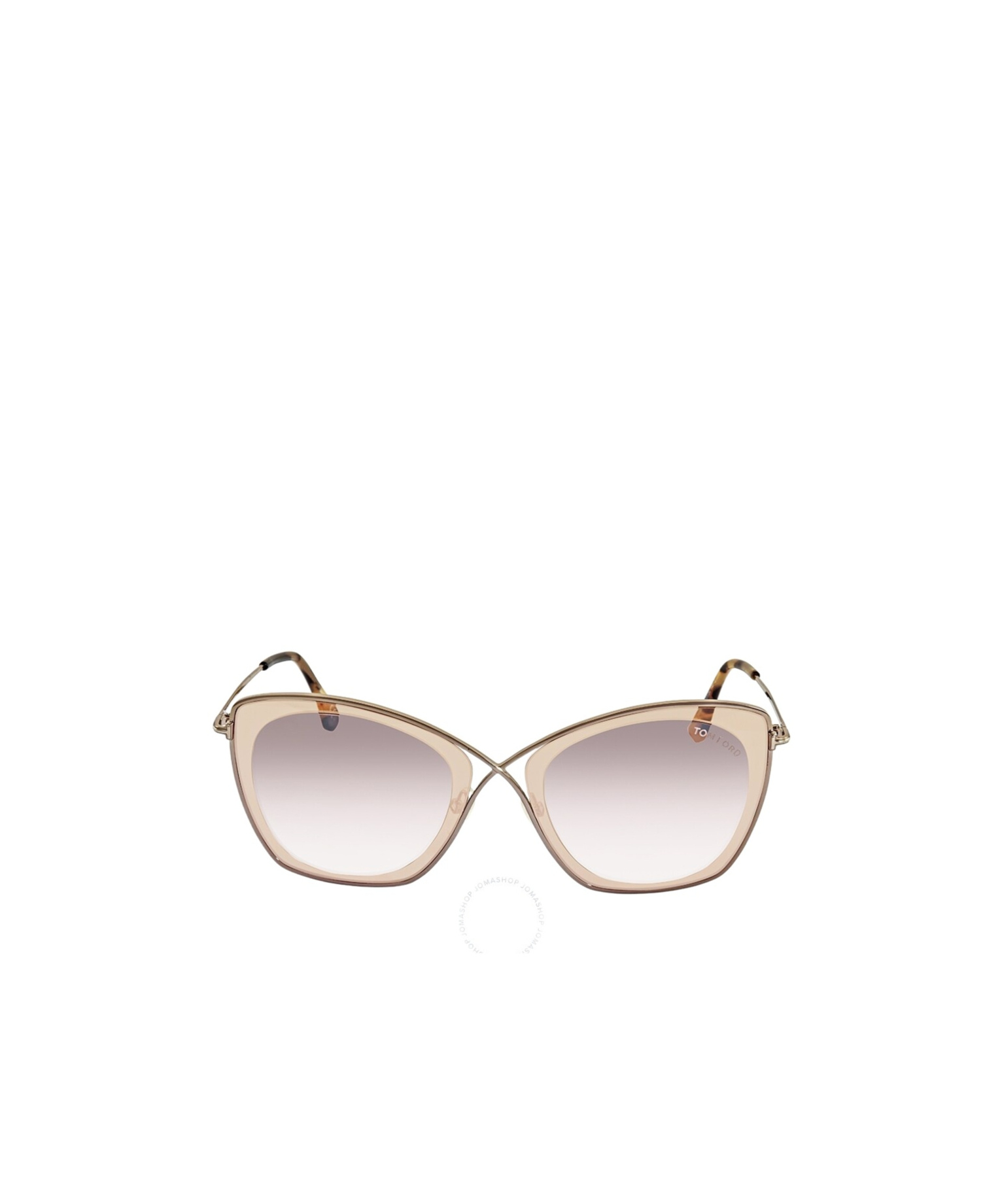 Tom Ford Geometric Sunglasses In Nude